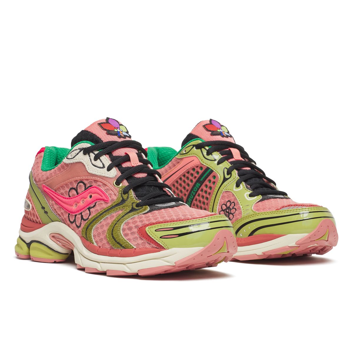 Jae Tips X Saucony ProGrid Triumph 4, Peach | Leaf, dynamic 2