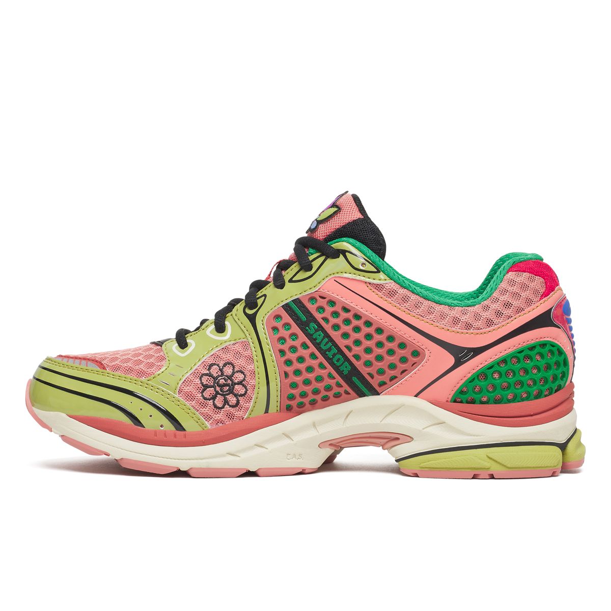 Jae Tips X Saucony ProGrid Triumph 4, Peach | Leaf, dynamic 3