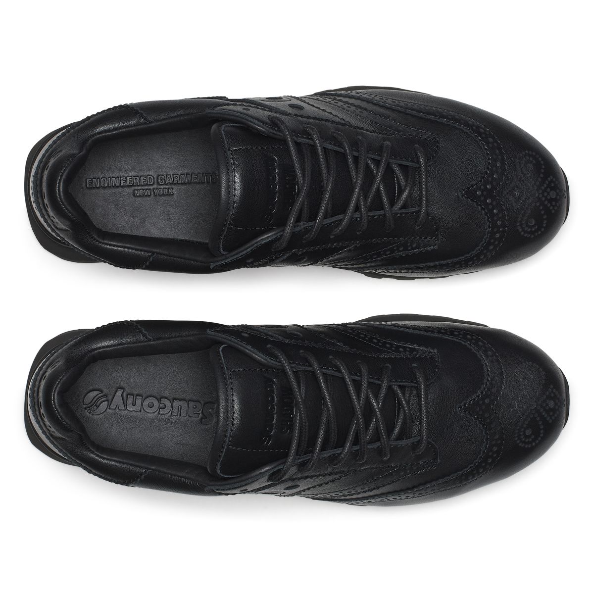 Engineered Garments X Saucony Shadow Original Wingtip, Black, dynamic 5