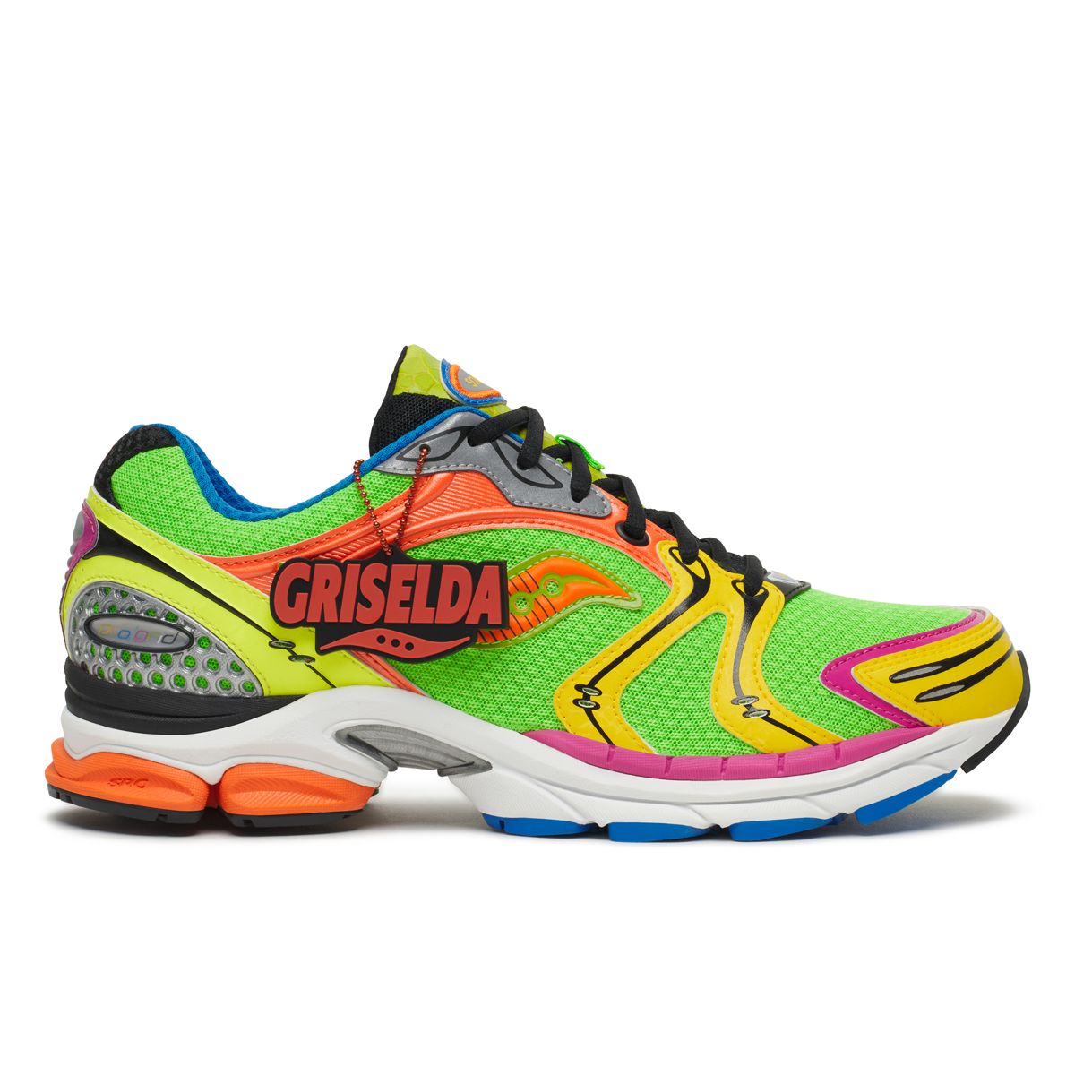 Westside Gunn X Saucony ProGrid Triumph 4, Green | Yellow, dynamic 1