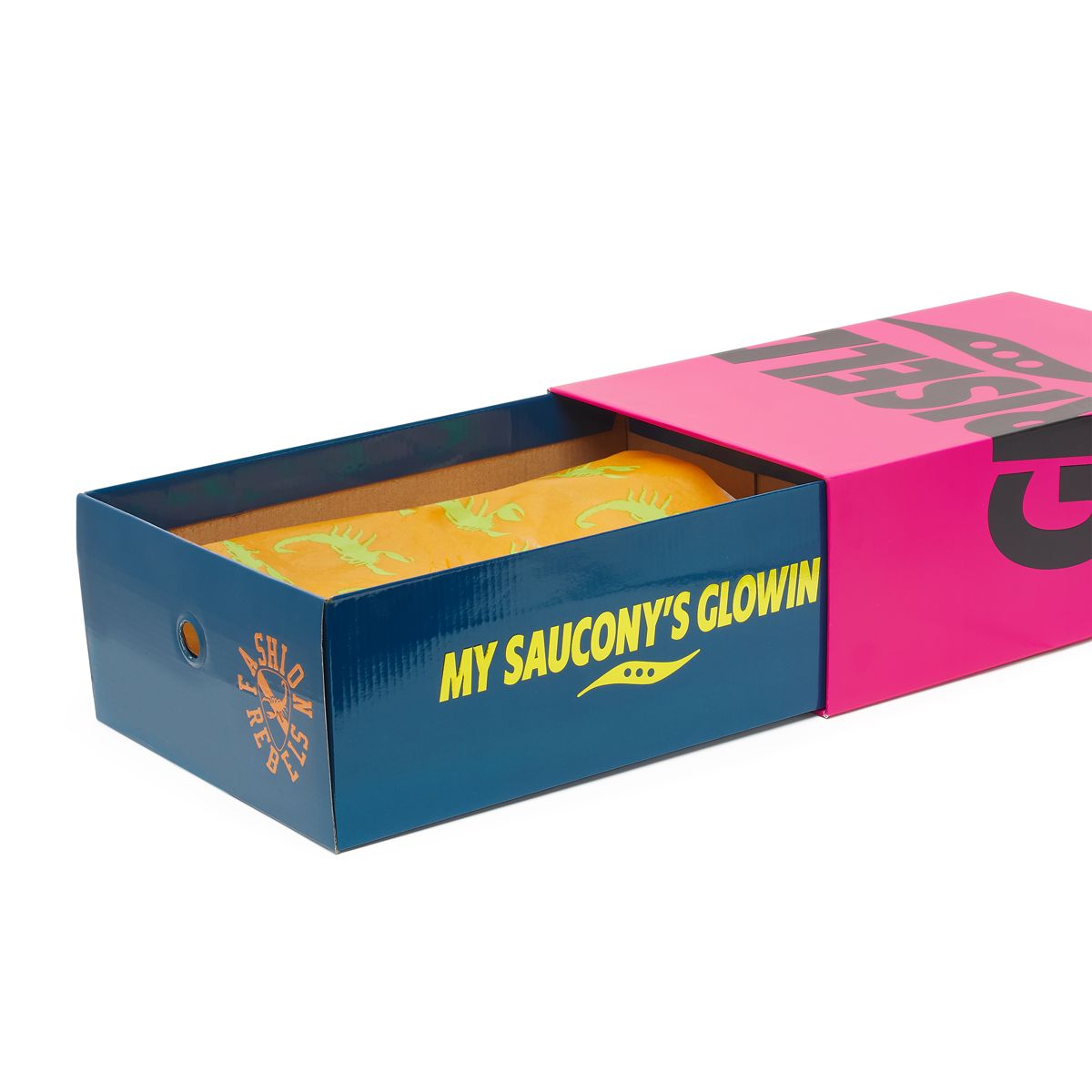 Westside Gunn X Saucony ProGrid Triumph 4, Green | Yellow, dynamic 8