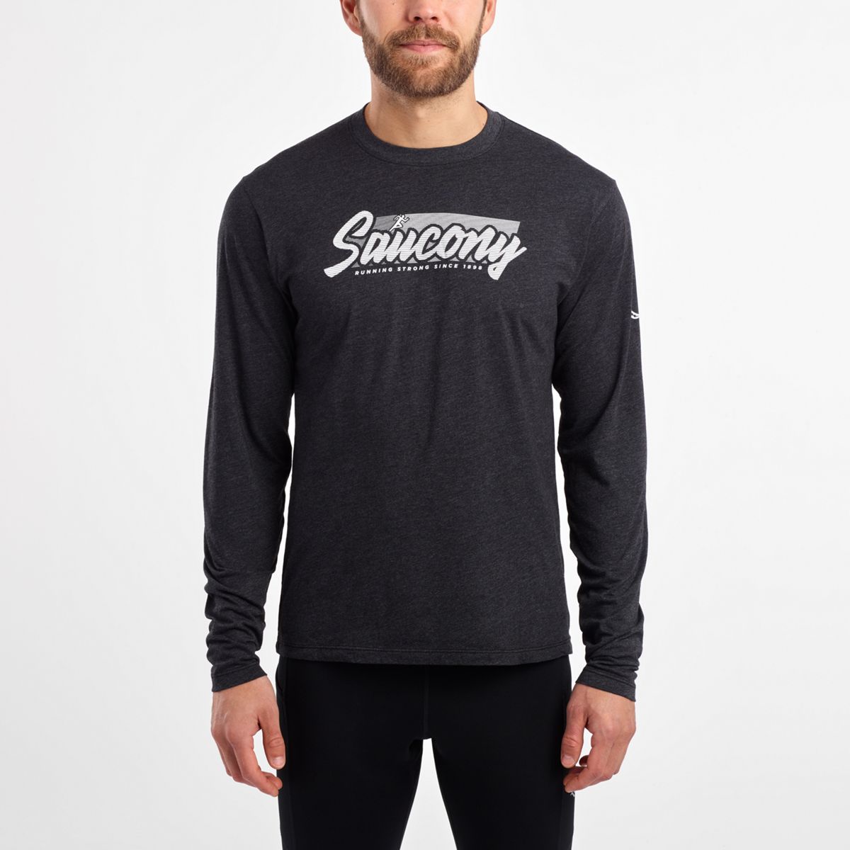 Men s Long Sleeve Logo Tee