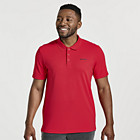 Saucony Polo Shirt, Red, dynamic 1