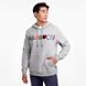 Rested Hoodie, Light Grey Heather Print, dynamic 1