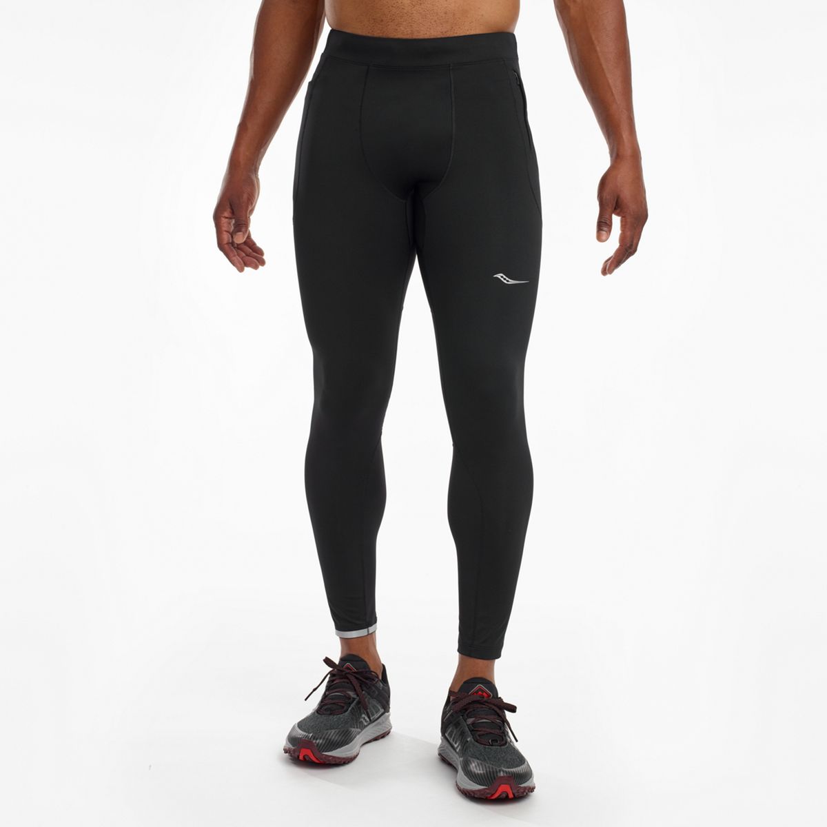 Mens short hot sale running tights