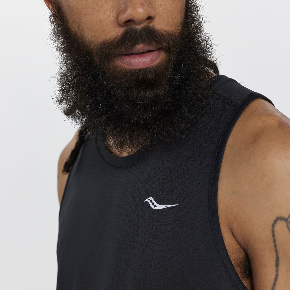 Stopwatch Singlet, Black, dynamic 3