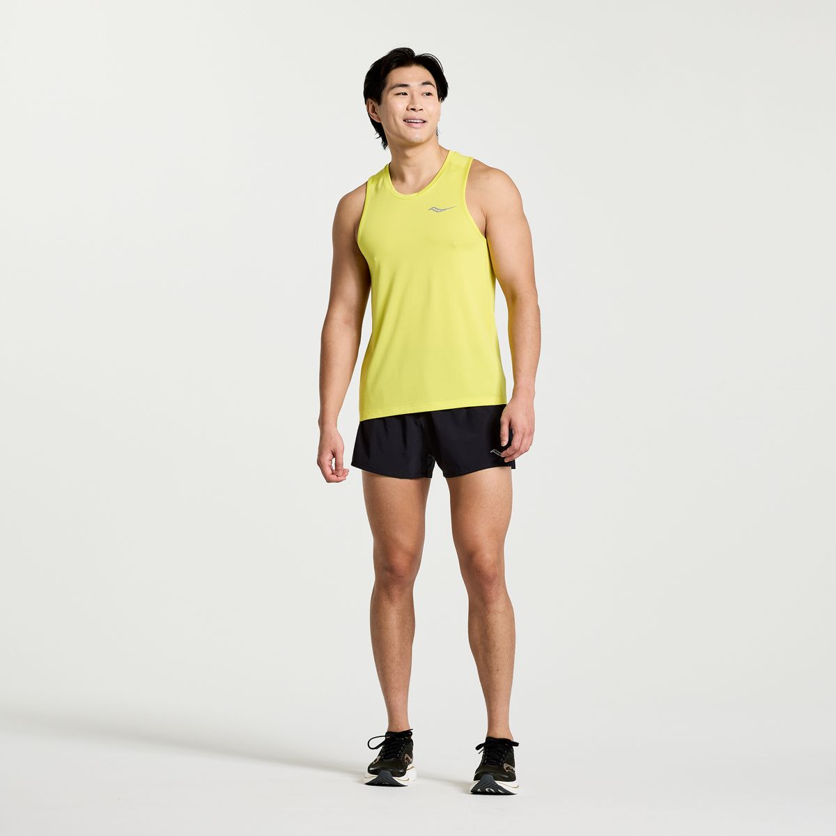 Stopwatch Singlet, Citron, dynamic 3