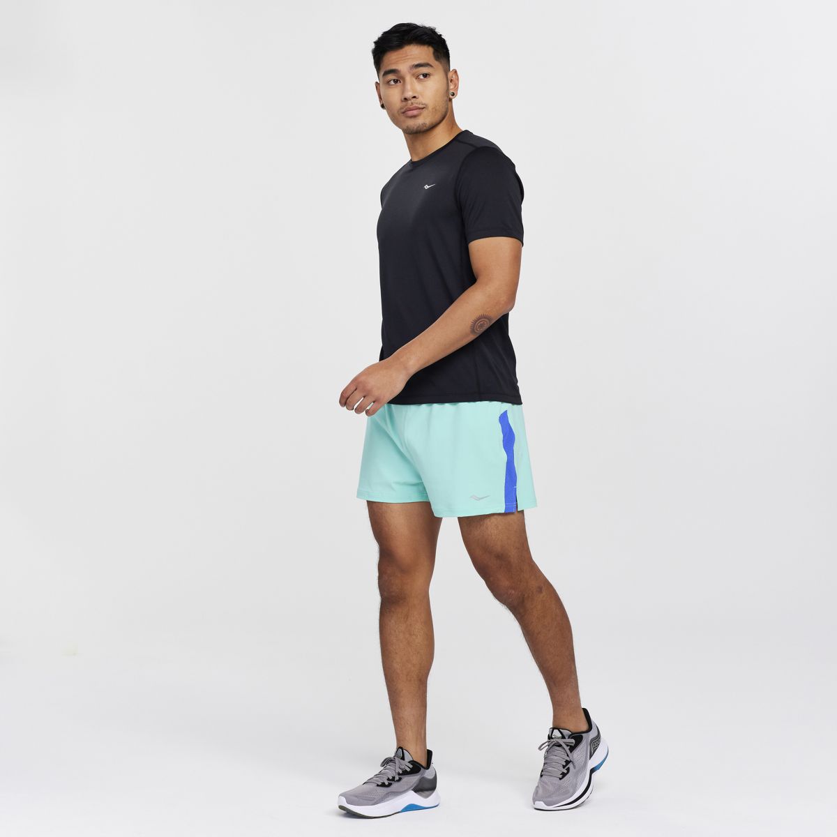 Stopwatch Short Sleeve, Black, dynamic 4