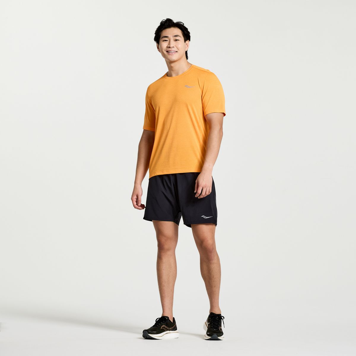 Stopwatch Short Sleeve, Marigold Heather, dynamic 3