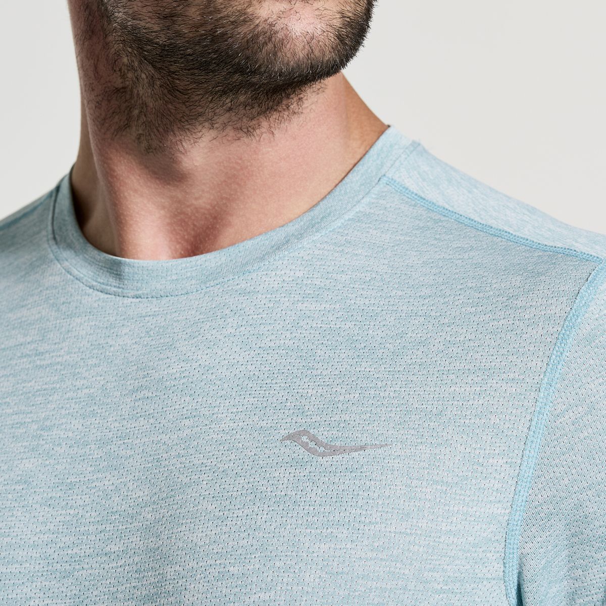 Stopwatch Short Sleeve, Rainfall Heather, dynamic 3