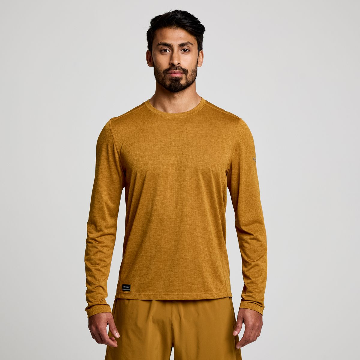 Stopwatch Long Sleeve, Bronze Heather, dynamic 1