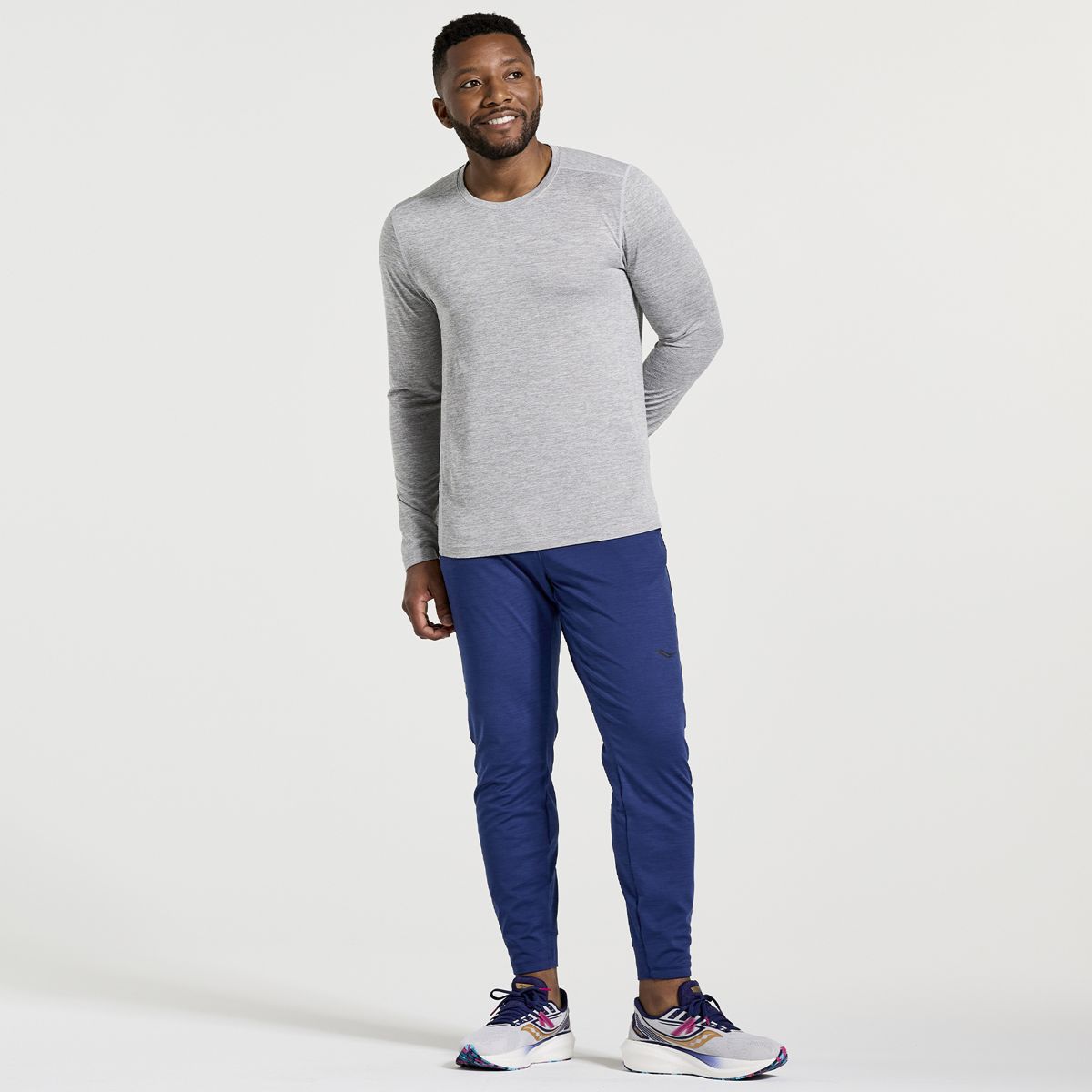 Stopwatch Long Sleeve, Light Grey Heather, dynamic 5