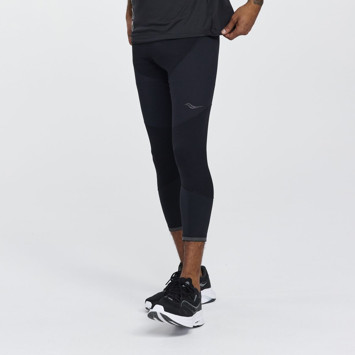 Nike Training One Tight cropped leggings with taping in black