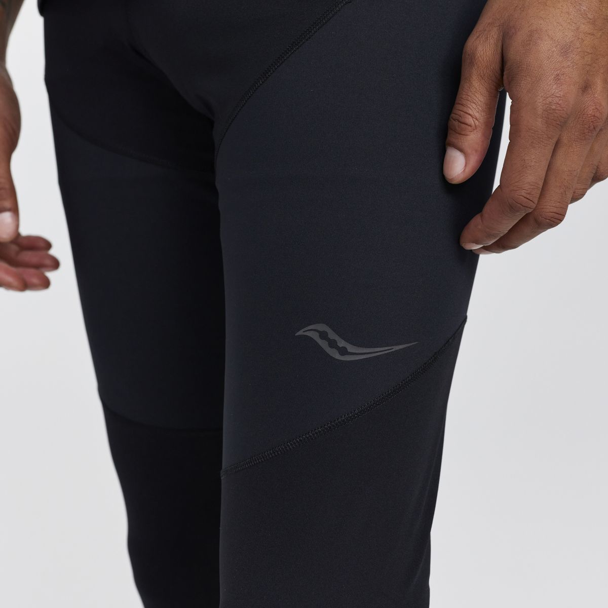 Time Trial Crop Tight, Black, dynamic 3