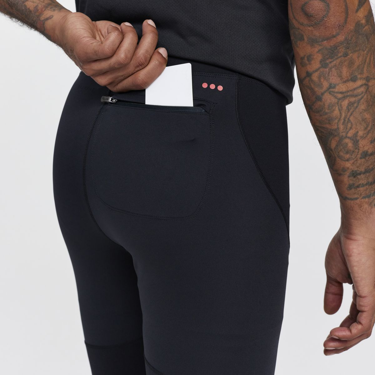 Time Trial Crop Tight, Black, dynamic 4