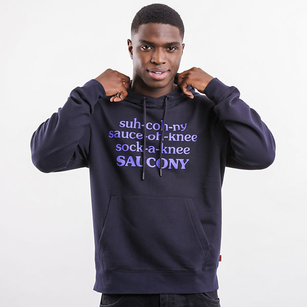 Saucony X Frank Cooke Rested Hoodie, Black, dynamic
