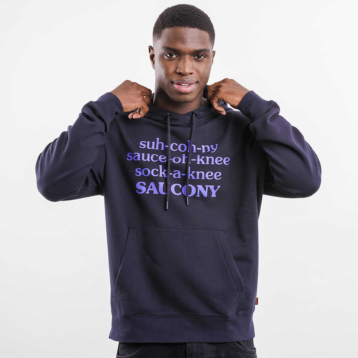 Saucony X Frank Cooke Rested Hoodie, Black, dynamic 1