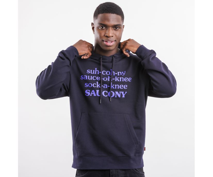 Saucony X Frank Cooke Rested Hoodie, Black, dynamic 1