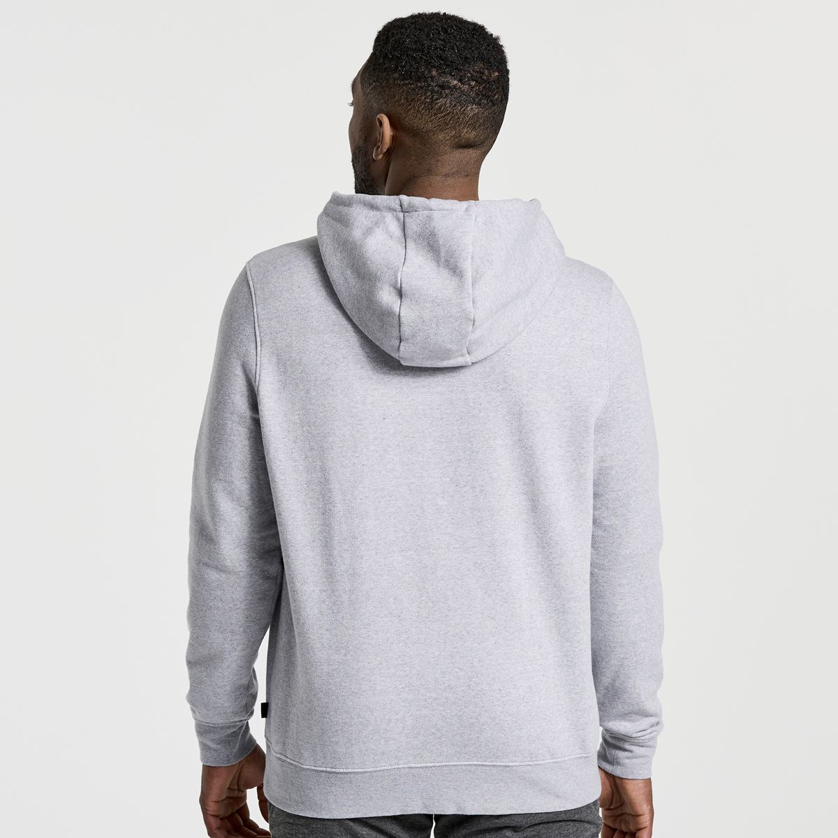 Rested Hoodie, Light Grey Heather, dynamic 2