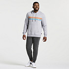 Rested Hoodie, Light Grey Heather, dynamic 5