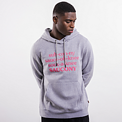 Saucony X Frank Cooke Rested Hoodie, Light Grey Heather, dynamic