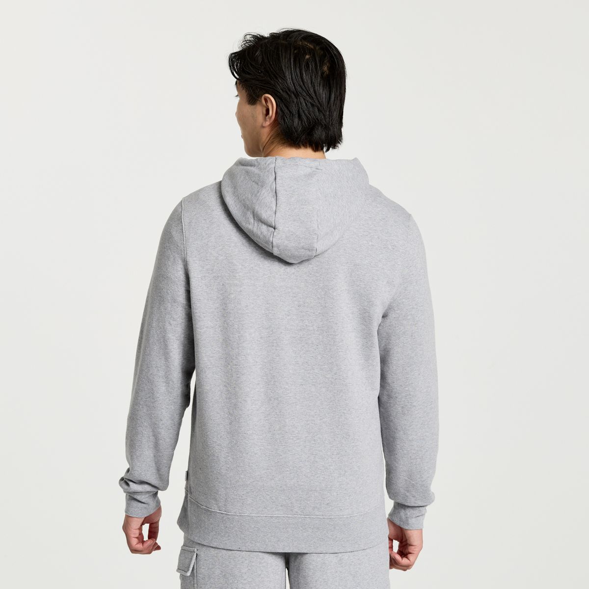 Rested Hoodie, Light Grey Heather Graphic, dynamic 2