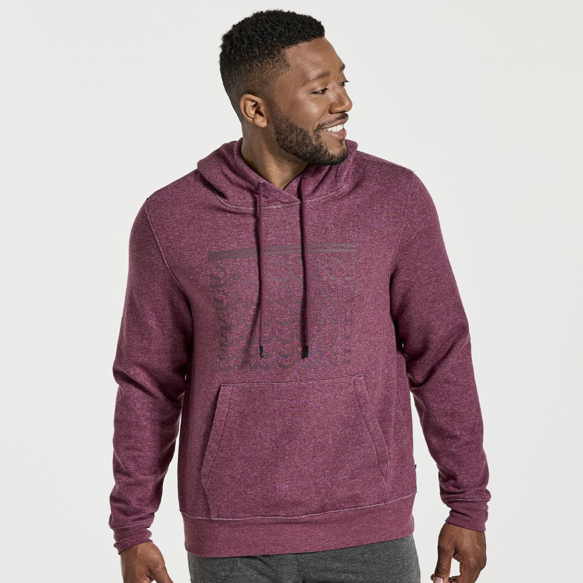 Rested Hoodie, Stone Heather, dynamic 1