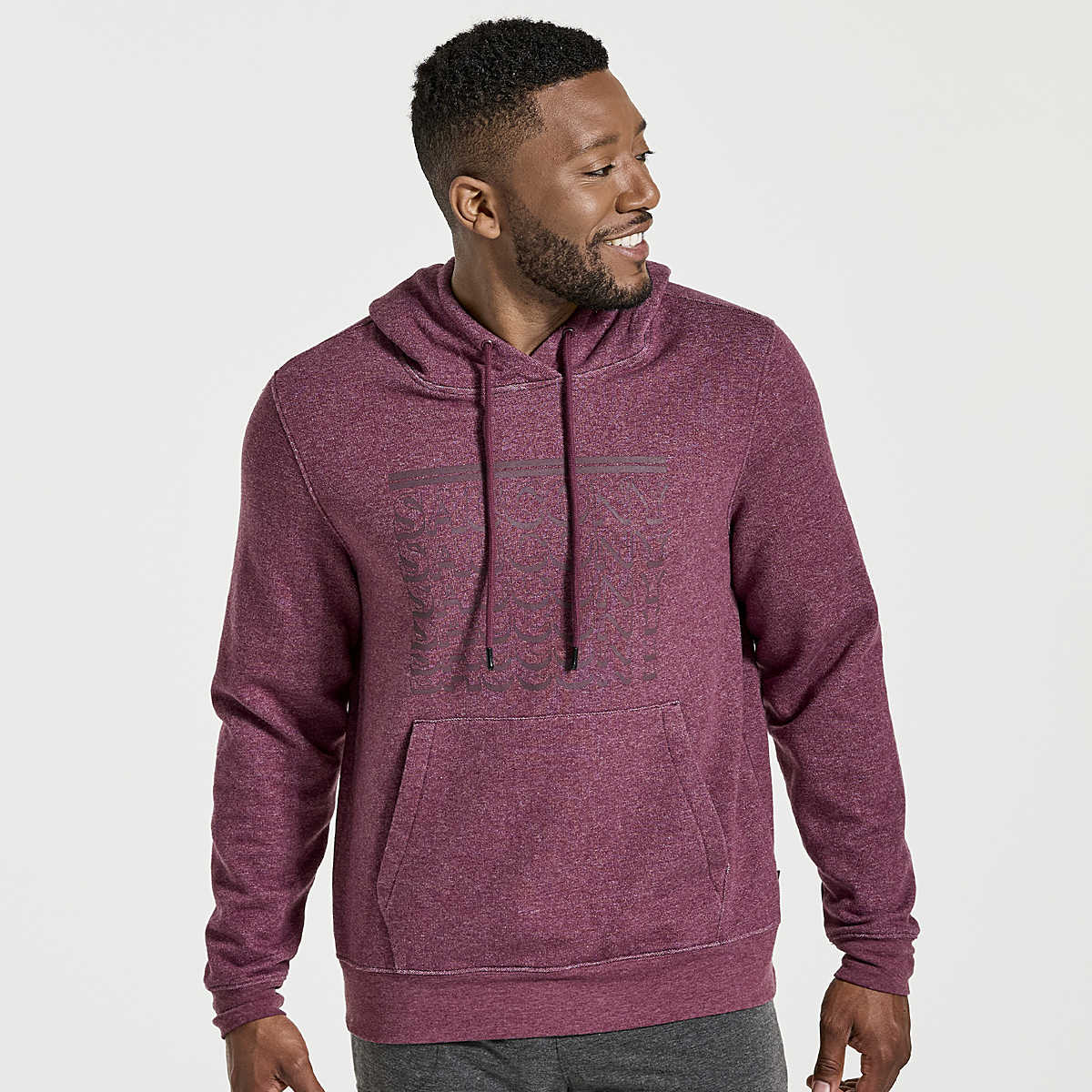Rested Hoodie, Stone Heather, dynamic 1