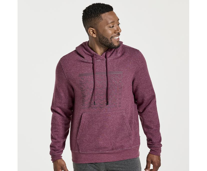 Rested Hoodie, Stone Heather, dynamic 1