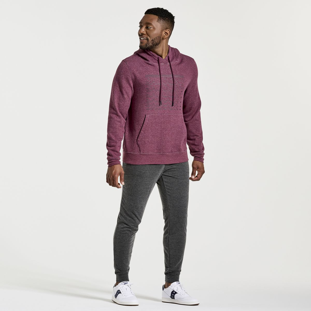 Rested Hoodie, Stone Heather, dynamic 5