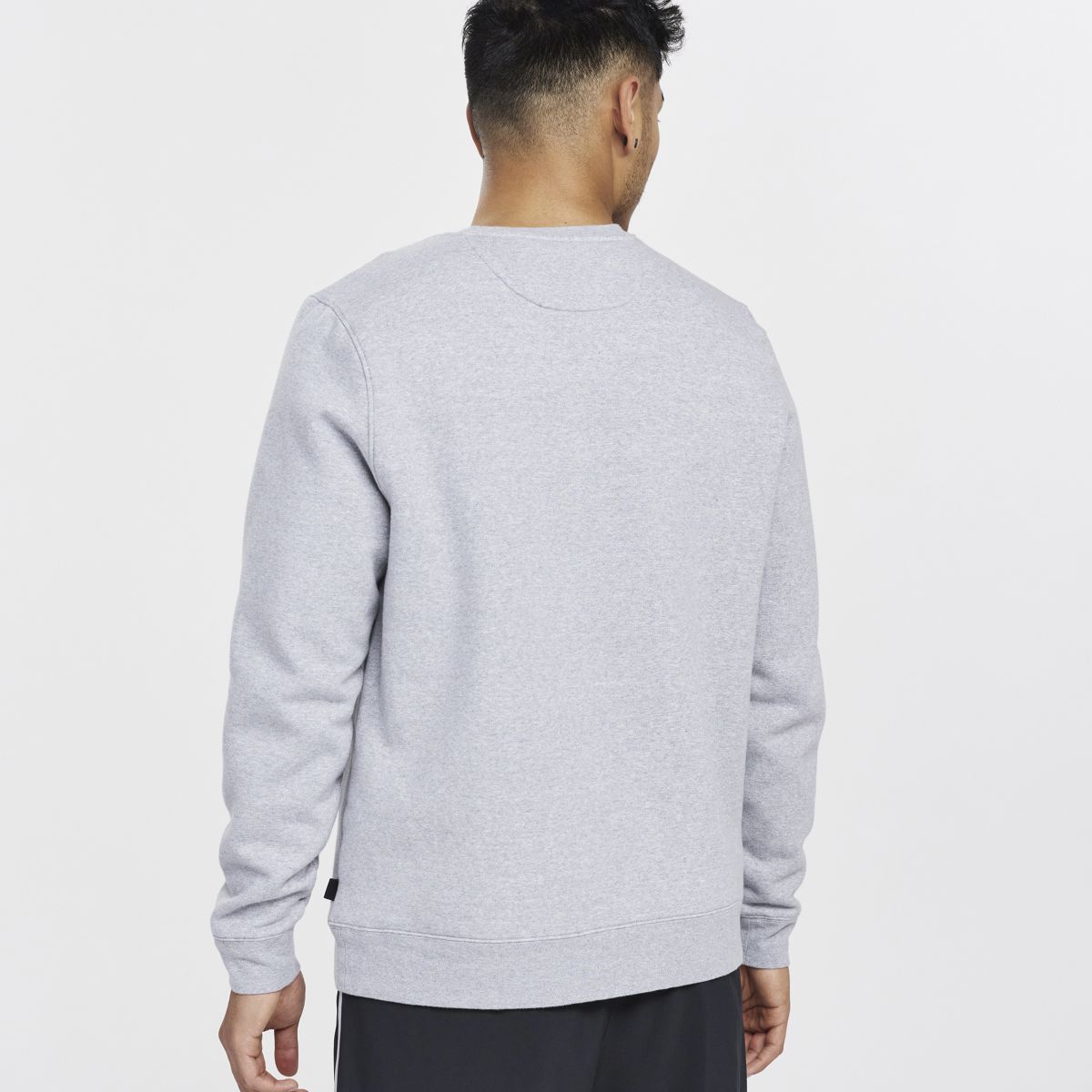 Rested Crewneck, Light Grey Heather, dynamic 2
