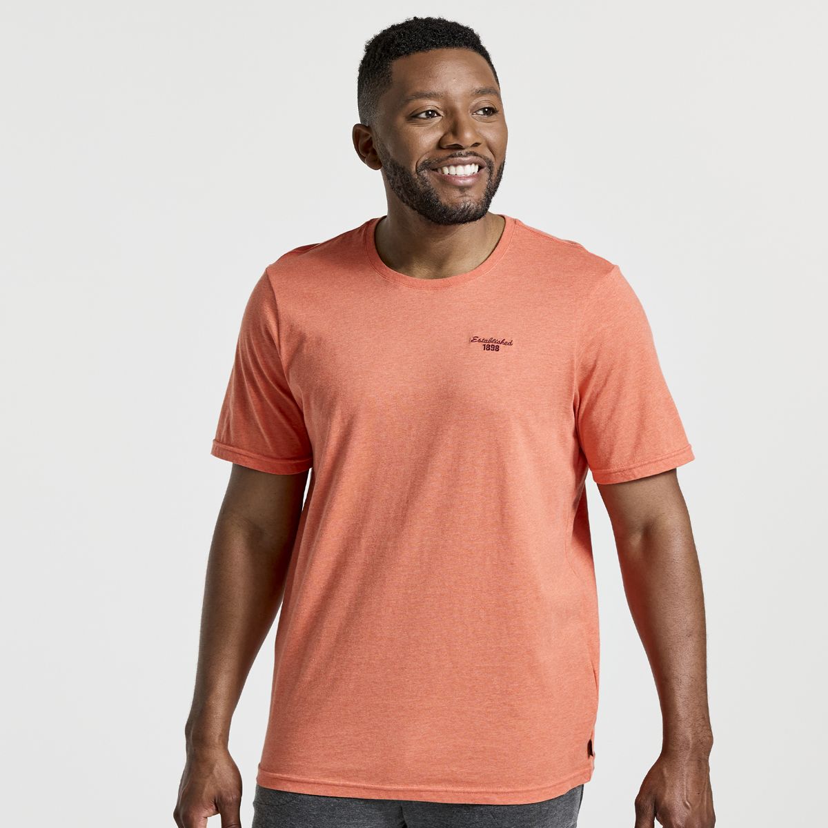 Rested T-Shirt, Ember Heather, dynamic 1