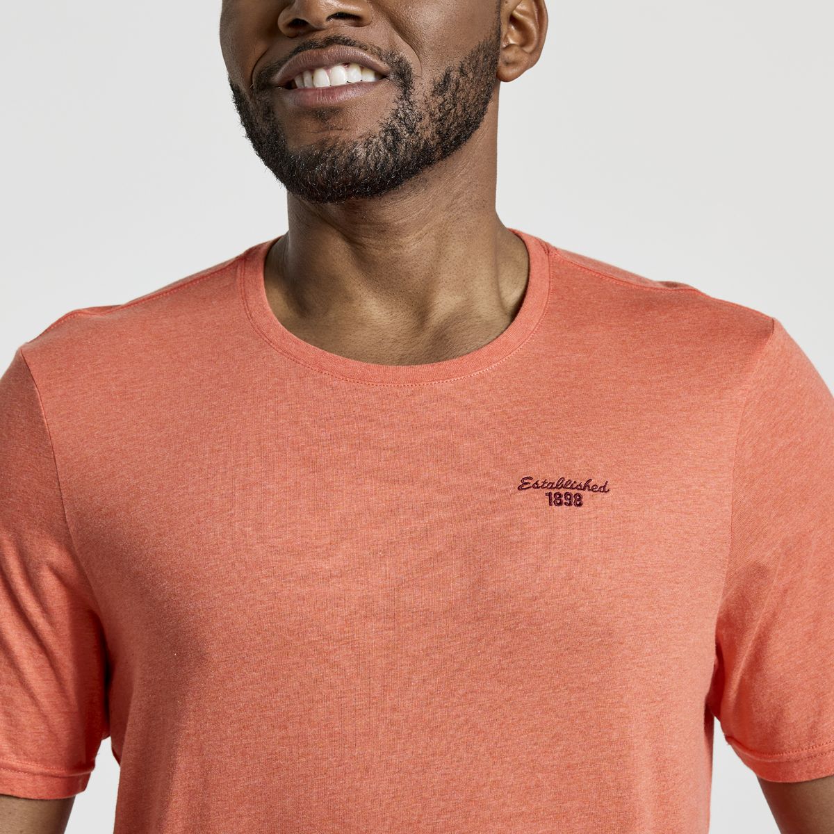 Rested T-Shirt, Ember Heather, dynamic 3
