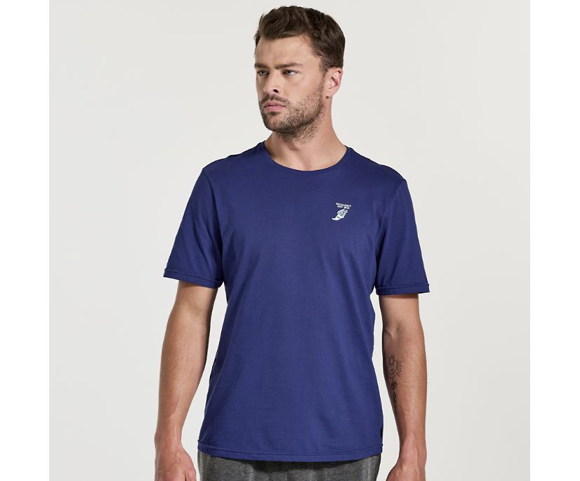 Rested T-Shirt, Sodalite, dynamic 1