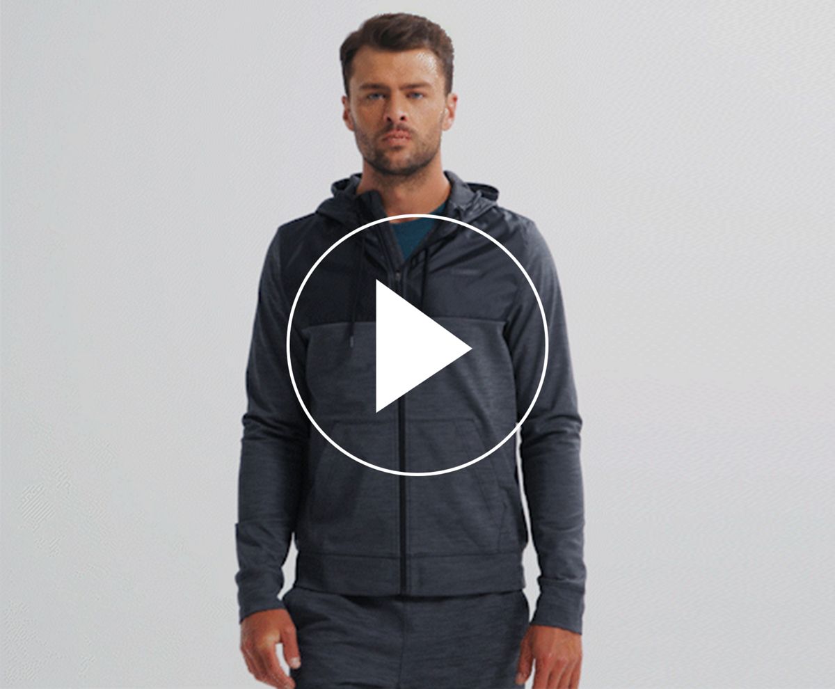 Solstice Zip Hoody, Black Heather, dynamic 7