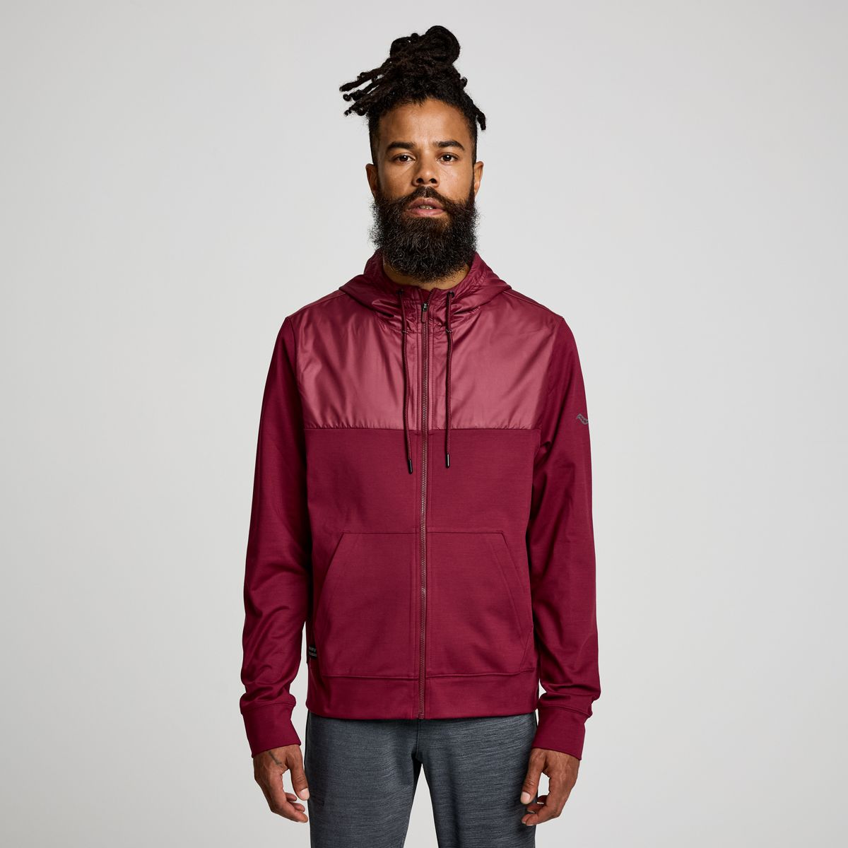 Saucony aerospacer hoodie mens hot sale red