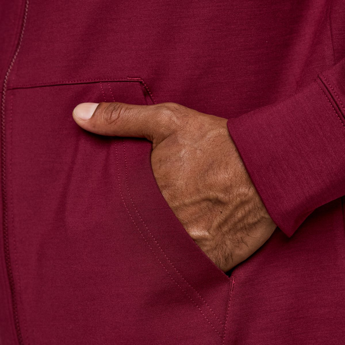 Solstice Zip Hoody, Sundown Heather, dynamic 4