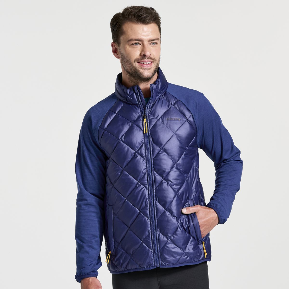 The quilted jacket is the staple to see you through winter