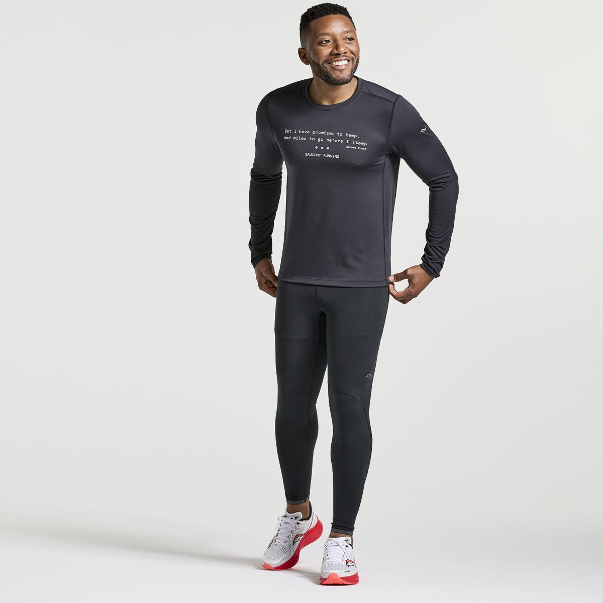 Stopwatch Graphic Long Sleeve, Black Graphic, dynamic 6