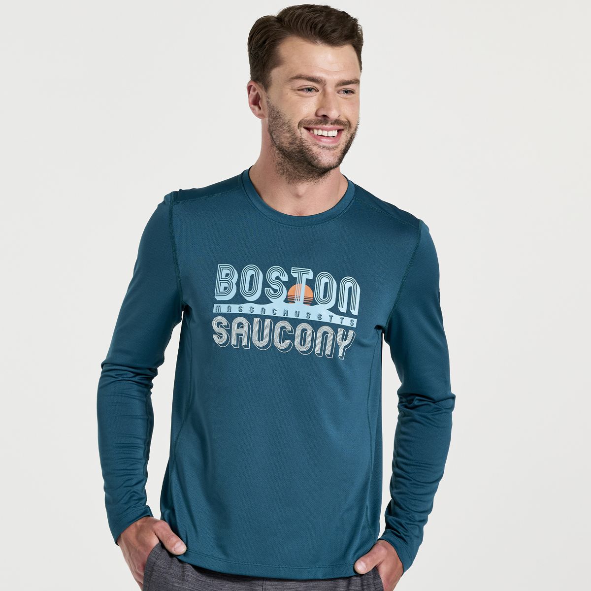 Saucony t shirts clearance mens