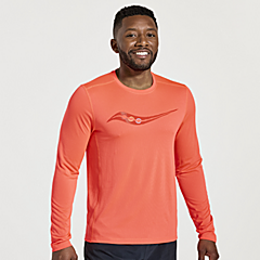 Stopwatch Graphic Long Sleeve, ViZiRed Graphic, dynamic