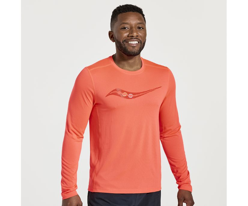 Stopwatch Graphic Long Sleeve, ViZiRed Graphic, dynamic 1