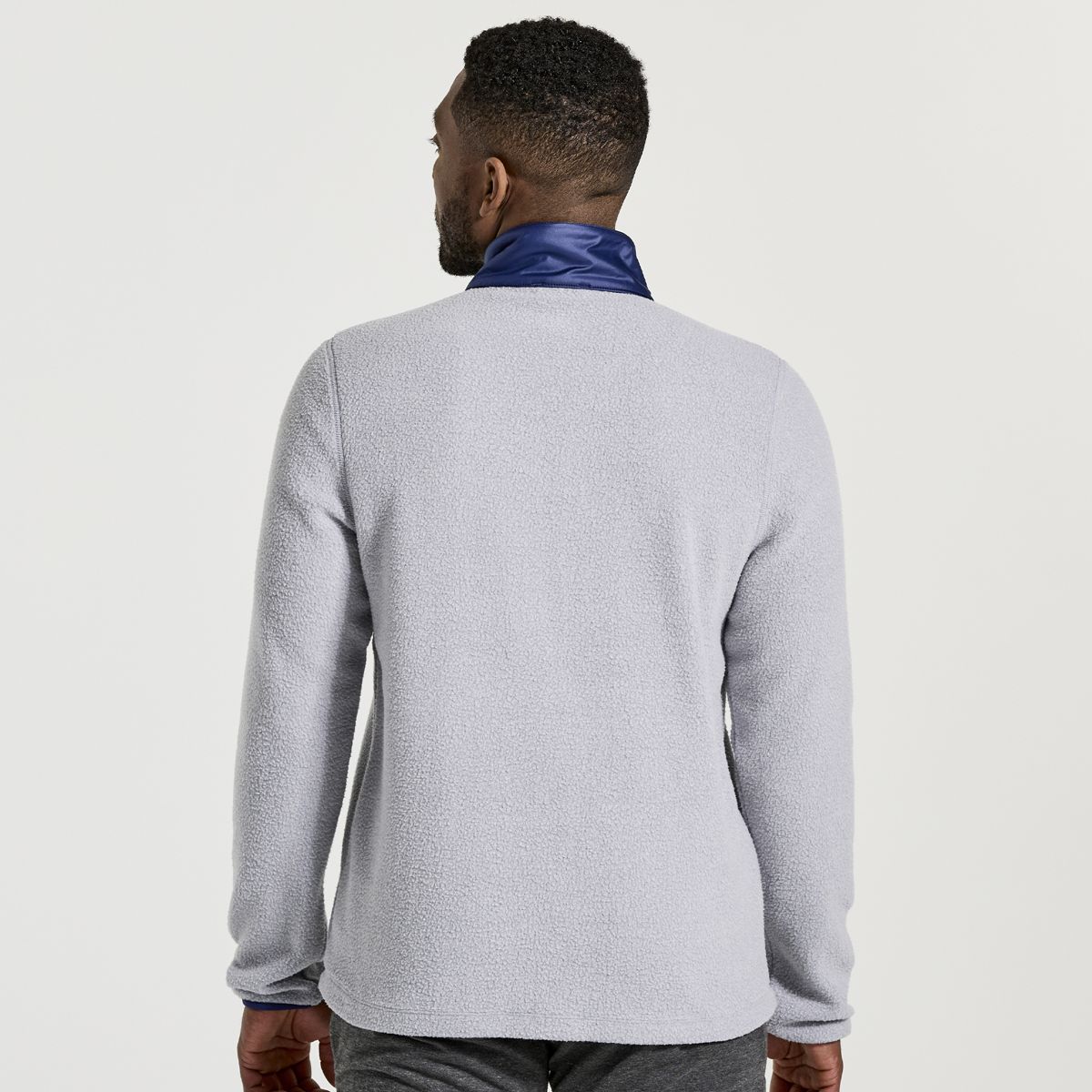 Rested Sherpa 1/4 Zip, Light Grey Heather, dynamic 2