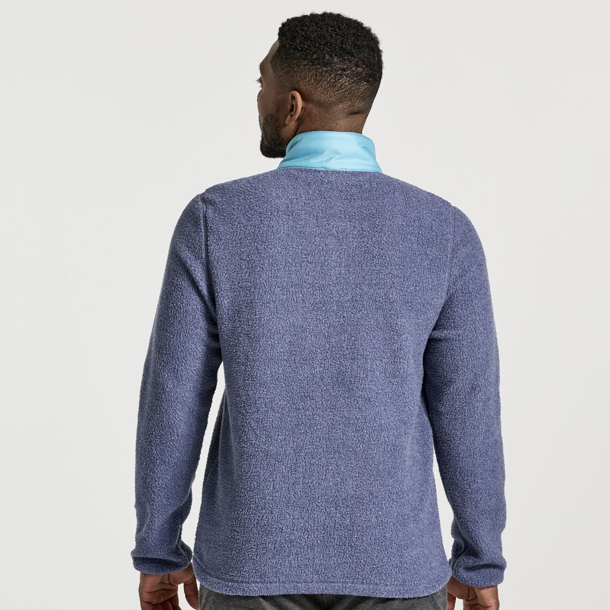 Rested Sherpa 1/4 Zip, Sodalite Heather, dynamic 2