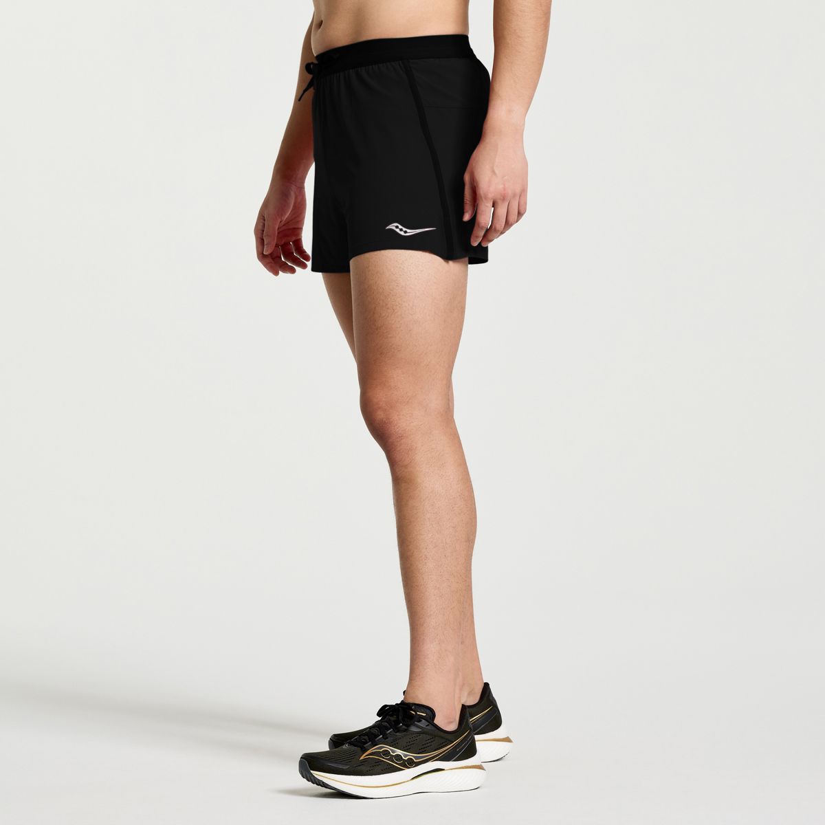 Outpace 3" Short, Black, dynamic 2