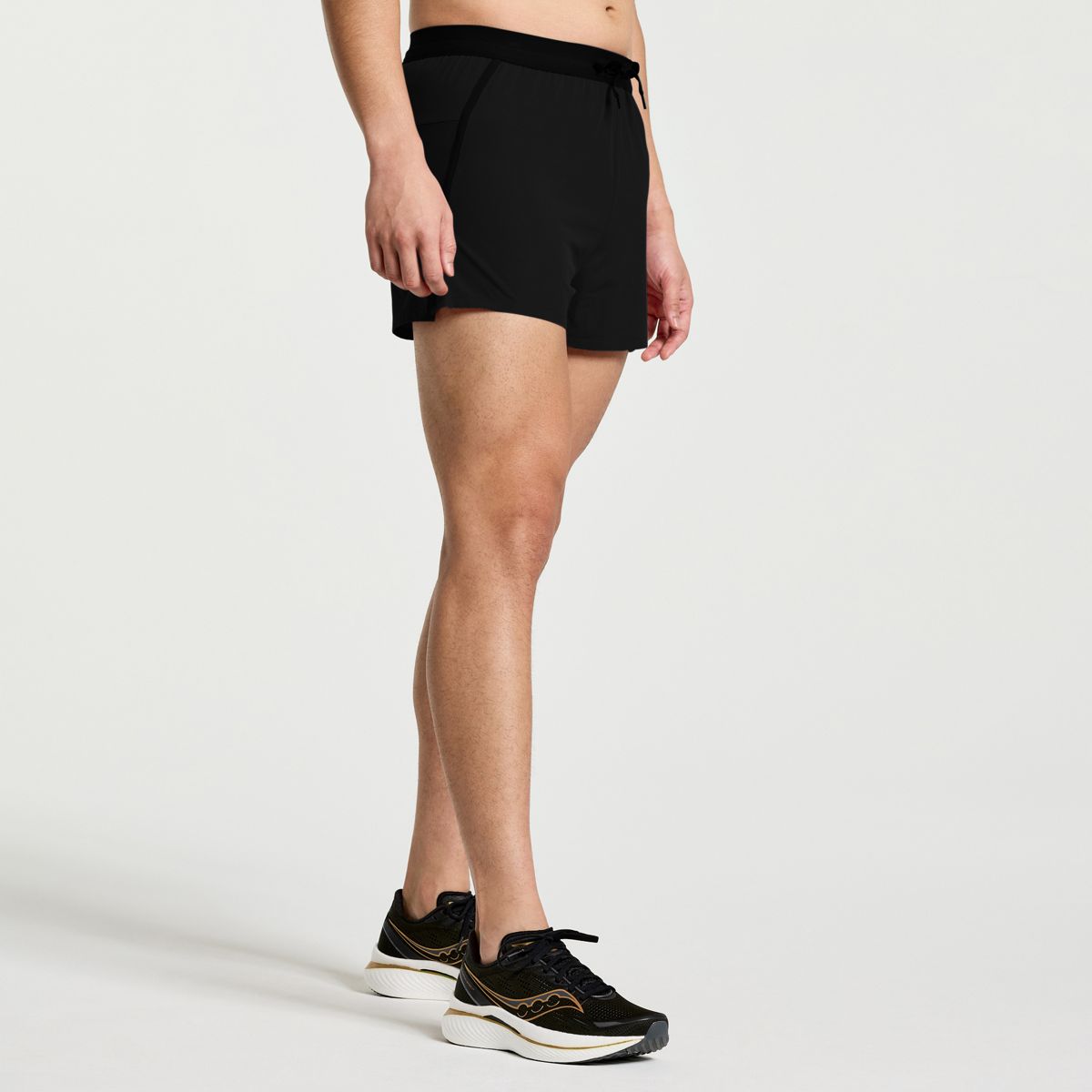 Outpace 3" Short, Black, dynamic 3