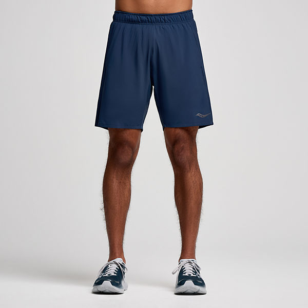 Outpace 7" Short, Navy, dynamic