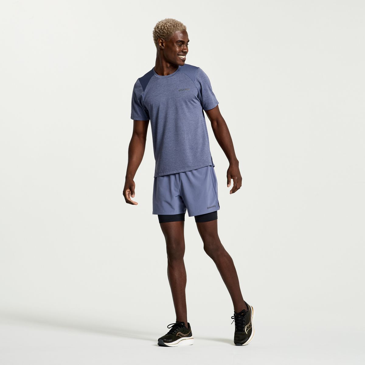 Elevate Short Sleeve, Horizon Heather, dynamic 3