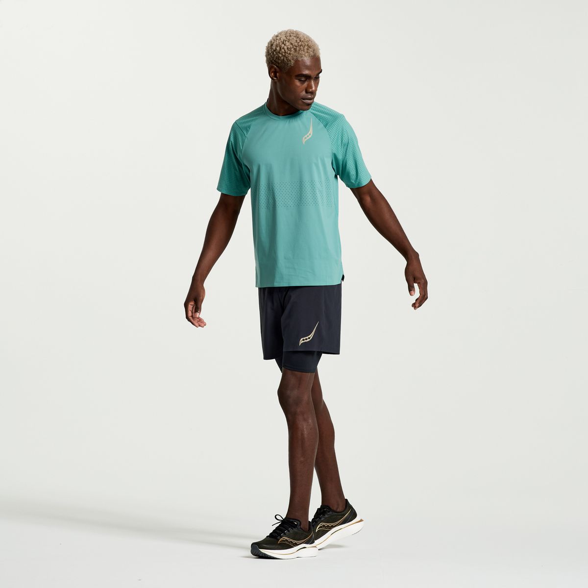 Pinnacle Short Sleeve, Moss, dynamic 3