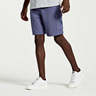 Rested Sweat Short, Horizon Heather Graphic, dynamic 2